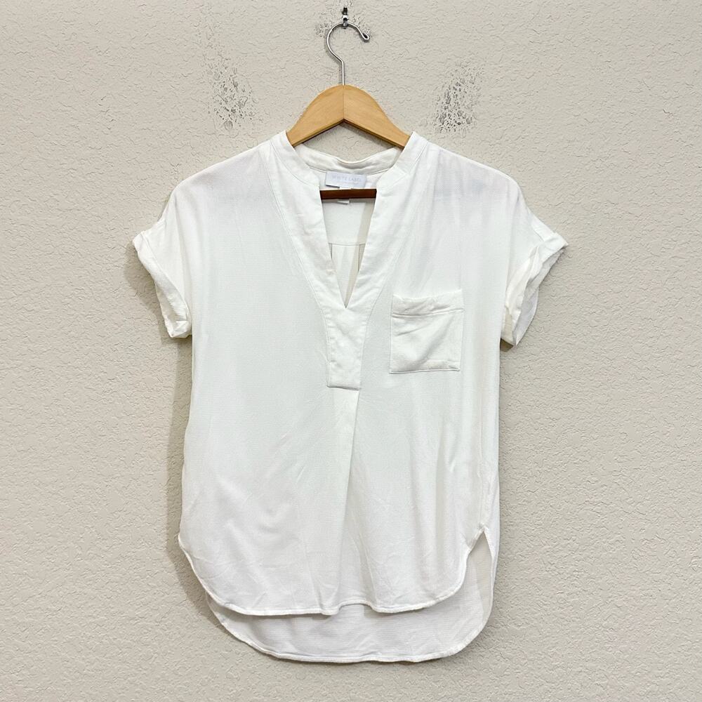 WHITE LABEL The White Company Blouse White Dolman Sleeve Minimalist